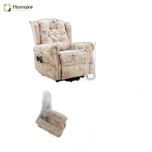 HOMAIRE Dual Motor Beige Lift Recliner Chair