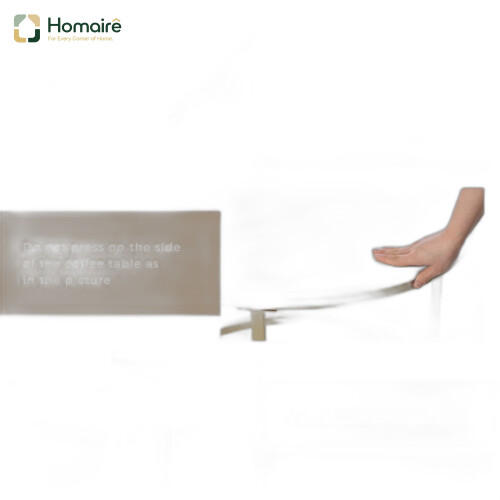 HOMAIRE White Round Nesting Coffee Tables Set