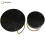 HOMAIRE Round Nesting Coffee Tables Black MDF 1