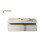 HOMAIRE White Coffee Table with Marble Top 1