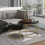 HOMAIRE Round Nesting Coffee Tables Black MDF 4