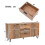HOMAIRE Rustic Brown Sideboard Cabinet 140cm 2