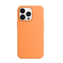 Be use for New Compatible With Apple Iphone 15 Pro Silicone Case With Magsafe,orange