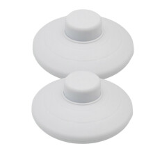 2 floor pedal switches compatible with round plug-in pedal lamp switches, with foot press button reset button, online switch,