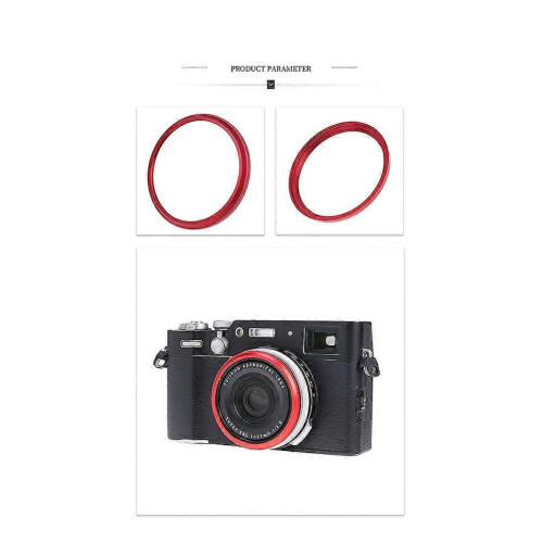 Συμβατό με τον διακοσμητικό δακτύλιο φακού Fujifilm X100V/X100VI Συμβατό με FUJ 2