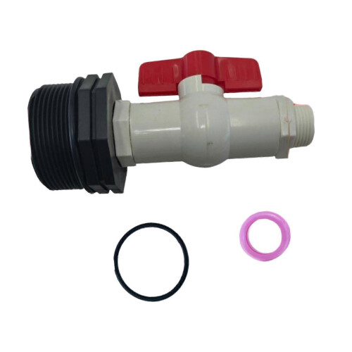 Barrel Faucet PVC Control Valve Replace Easy Installation Tap Tank Adapter 1