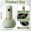 Advanced Body Sculpting Device - 9-Level Adjustable Cellulite Massager with Electric Suction Cupping Technology 2