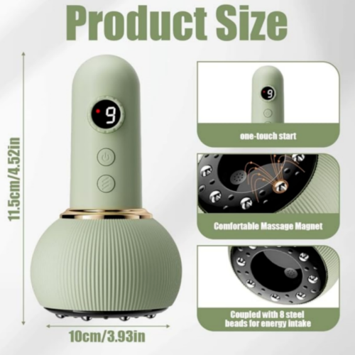 Advanced Body Sculpting Device - 9-Level Adjustable Cellulite Massager with Electric Suction Cupping Technology 1
