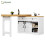 HOMAIRE Extendable White Sideboard & Dining Table 1