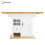 HOMAIRE White Extendable Telescopic Dining Table 1