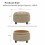 HOMAIRE Round Camel Storage Ottoman 63.5cm 2