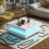 HOMAIRE White High Gloss LED Coffee Table 70cm 6