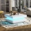 HOMAIRE White High Gloss LED Coffee Table 70cm 3