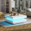 HOMAIRE White High Gloss LED Coffee Table 70cm 5