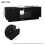HOMAIRE LED Coffee Table Black with Storage 2