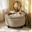 HOMAIRE Round Camel Storage Ottoman 63.5cm 3