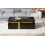HOMAIRE Black Coffee Table 100x50cm Marble Top 2