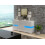 HOMAIRE White LED Sideboard Cabinet 140x72x35cm 3