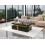 HOMAIRE Black Coffee Table 100x50cm Marble Top 4