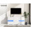 HOMAIRE White LED Sideboard Cabinet 140x72x35cm 6