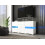 HOMAIRE White LED Sideboard Cabinet 140x72x35cm 4