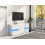 HOMAIRE White LED Sideboard Cabinet 140x72x35cm 5
