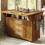 HOMAIRE Foldable Kitchen Trolley Dark Brown 95cm 4