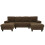 HOMAIRE Coffee U-Shaped Sofa with Dual Chaise 5