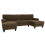 HOMAIRE Coffee U-Shaped Sofa with Dual Chaise 6