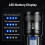 LED Torch Rechargeable – Super Bright Hand Flashlight Torches with 3 Light Modes, Adjustable Telescopic Zoom, USB Charging a 5