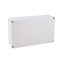 Boîtier de jonction étanche extérieur pour alimentation électrique de sécurité 200 x 120 x 55 mm IP65