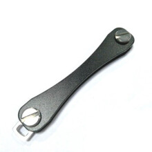 Compacte sleutelhouder/sleutelorganizer gemaakt van stevig metaal, ideaal voor zakelijke professionals, studenten en thuisgeb