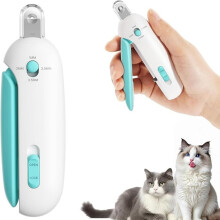 Krallenschere für Katzen mit verstellbarer 3-facher Schnittlänge und versteckter Nagelfeile | Sichere, spritzfreie Krallensch