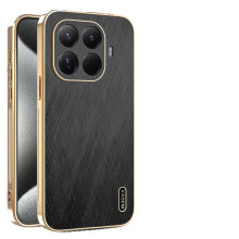 Kadem Compatible with Motorola Moto G84 5G Case Electroplated Silk Texture PU TPU Phone Back Cover