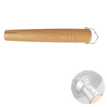 Ersatzgriff für Milchtopf aus Holz mit Schrauben, ergonomischer Topfgriff für komfortables Kochen, Küchenaccessoire im japani