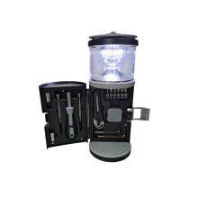 LED-Campinglaterne, Multifunktionswerkzeug und Angelausrüstung für Outdoor-Aktivitäten, Camping, Wandern, Geburtstags- und Va
