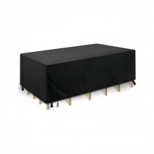 Duurzame beschermhoes voor tuinmeubelen - Weer- en UV-bestendig - Rechthoekig - Winddicht - 210D Oxford-stof - 213 x 132 x 74