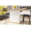 HOMAIRE White Telescopic Dining Table 110-140cm 4
