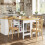 HOMAIRE Extendable White Sideboard & Dining Table 3