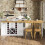 HOMAIRE Extendable White Sideboard & Dining Table 5