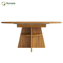 HOMAIRE Extendable Dark Brown Dining Table