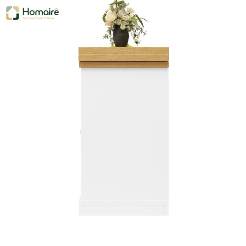 HOMAIRE Extendable White Sideboard with LED