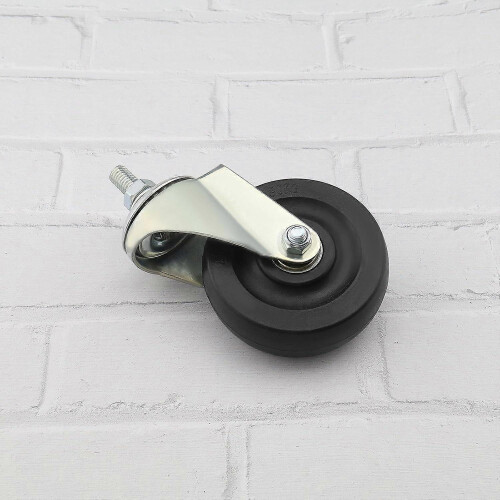 4in compatible with Hoverkart Replacement Wheel with Metal Bracket Rubber Hoverboard Kart Wheel