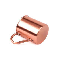 Moscow Mule -kuparimuki, 415 ml, puhdasta kuparia, käsintehty kuppi, sopii baariin, keittiöön ja juhliin
