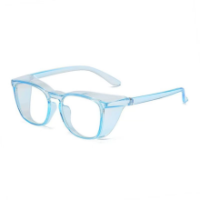 Lunettes de sécurité d'extérieur anti-lumière bleue et anti-pollen, bleues