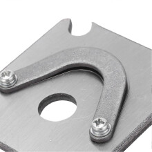 Compatibel met ventielplaat van luchtcompressorpomp 48x62mm gietijzer 3/8 inch schroefdraad