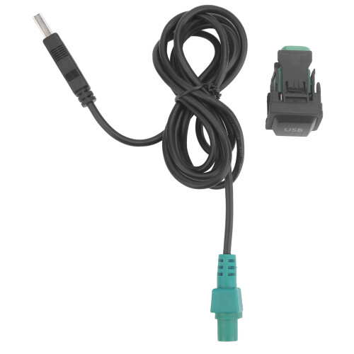 Kfz-USB-Adapterkabel mit Schalter, Musik-AUX, 1,5 2
