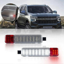 Paar LED-Türverkleidungsleuchten, kompatibel mit Chevy Silverado, GMC Sierra, Yukon, Hummer H2, Escalade, Innentür-Einstiegsl