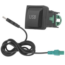 USB-Audio-Adapter für Auto mit Schalter, 150cm,