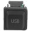 USB-Audio-Adapter für Auto mit Schalter, 150cm, 1